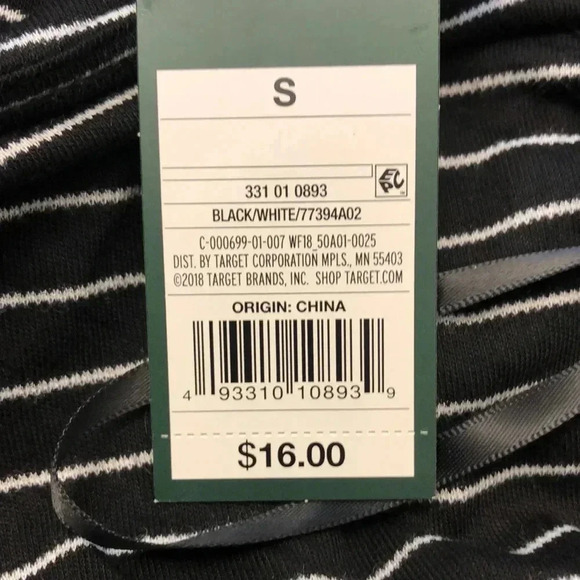 Wild Fable Striped Wrap Tie Crop Top- NWT - Picture 8 of 9